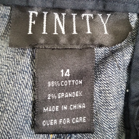 Finity Women's Stretch Chino Capri Jeans Size‎ 14 - Picture 8 of 9